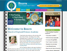 Tablet Screenshot of bournschool.co.uk